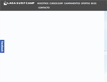 Tablet Screenshot of lagasurfcamp.com